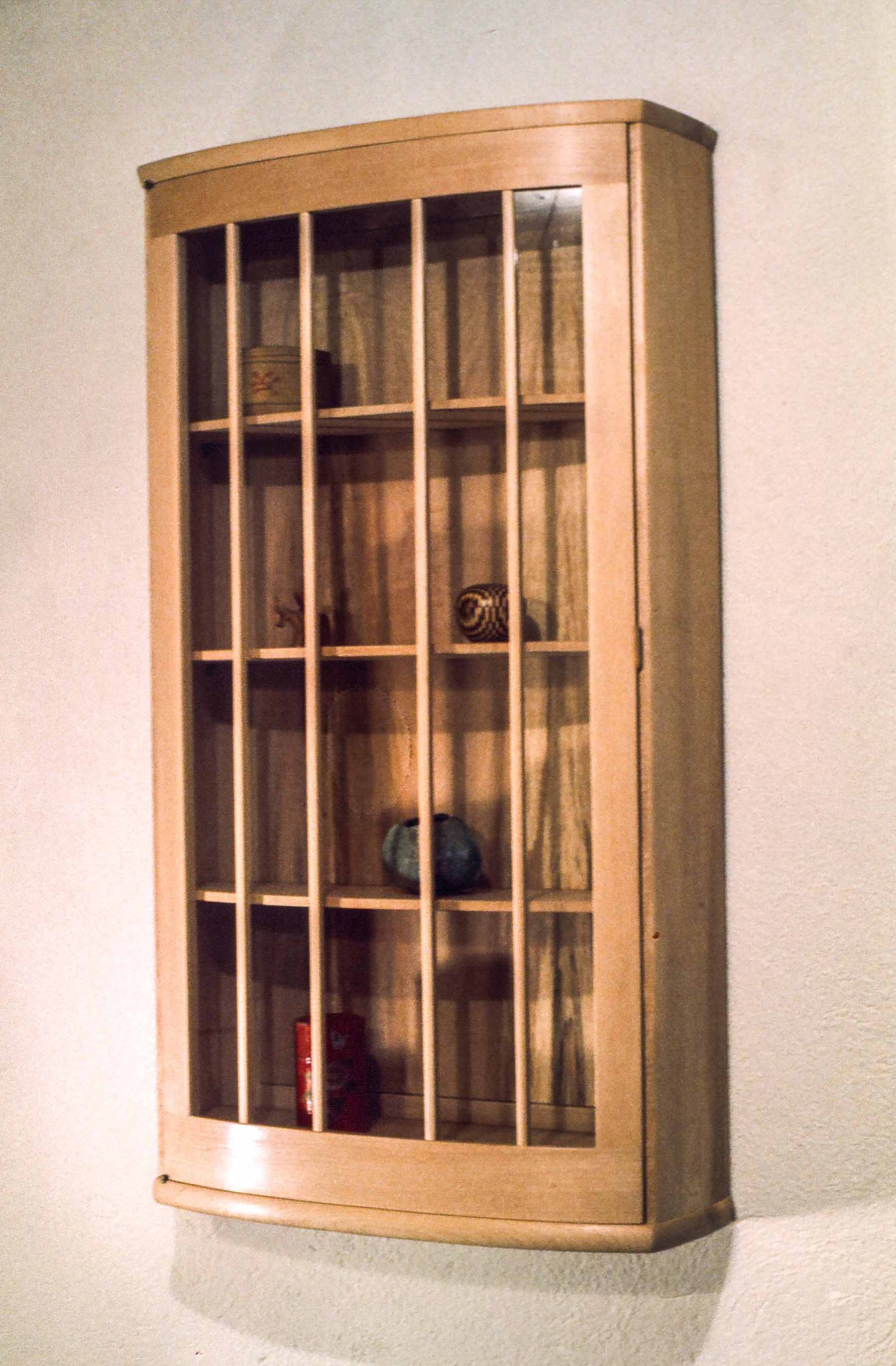 Wall-Hung Convex Display Cabinet 